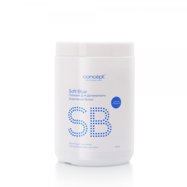 ПОРОШОК ДЛЯ ОСВЕТЛЕНИЯ ВОЛОС SOFT BLUE PURE WHITE 500гр
