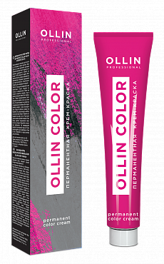 OLLIN color 9/1 блондин пепельный 60мл перманентная крем-краска для волос