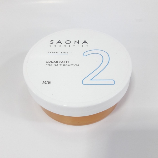 Сахарная паста для шугаринга Saona Cosmetics 2 СУПЕР МЯГКАЯ (ICE), с разогревом 200гр