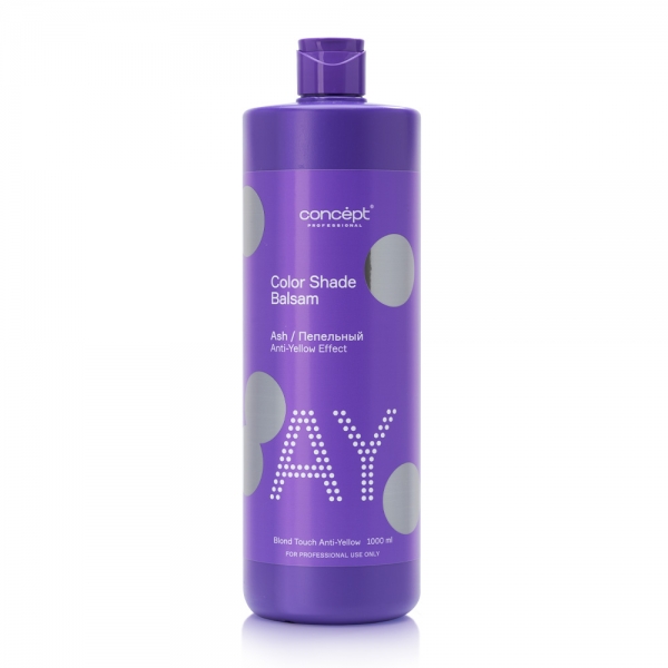 ОТТЕНОЧНЫЙ БАЛЬЗАМ ДЛЯ НЕЙТРАЛИЗАЦИИ ЖЕЛТИЗНЫ ЭФФЕКТ "ПЕПЕЛЬНЫЙ БЛОНД" 1л